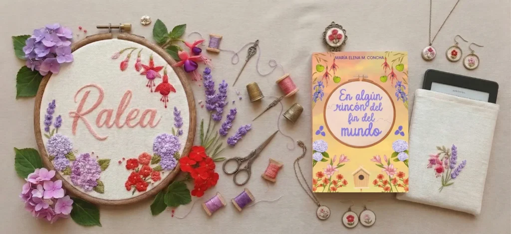 Ralea. Tienda de accesorios literarios y joyas bordadas a mano. Marcapáginas, Fundas para kindle, Libros y regalos